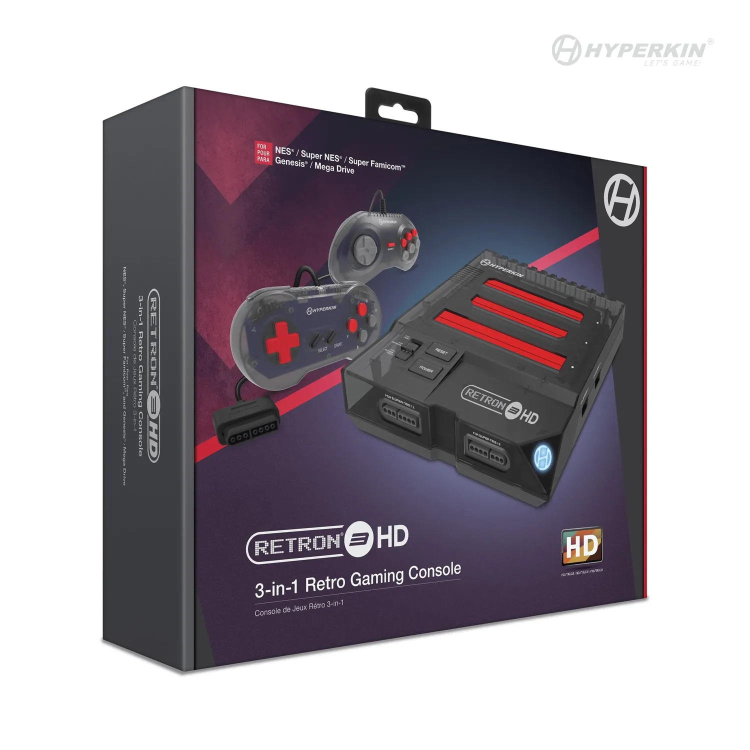 Hyperkin RetroN 3 HD console Space Black 3-in-1 720p