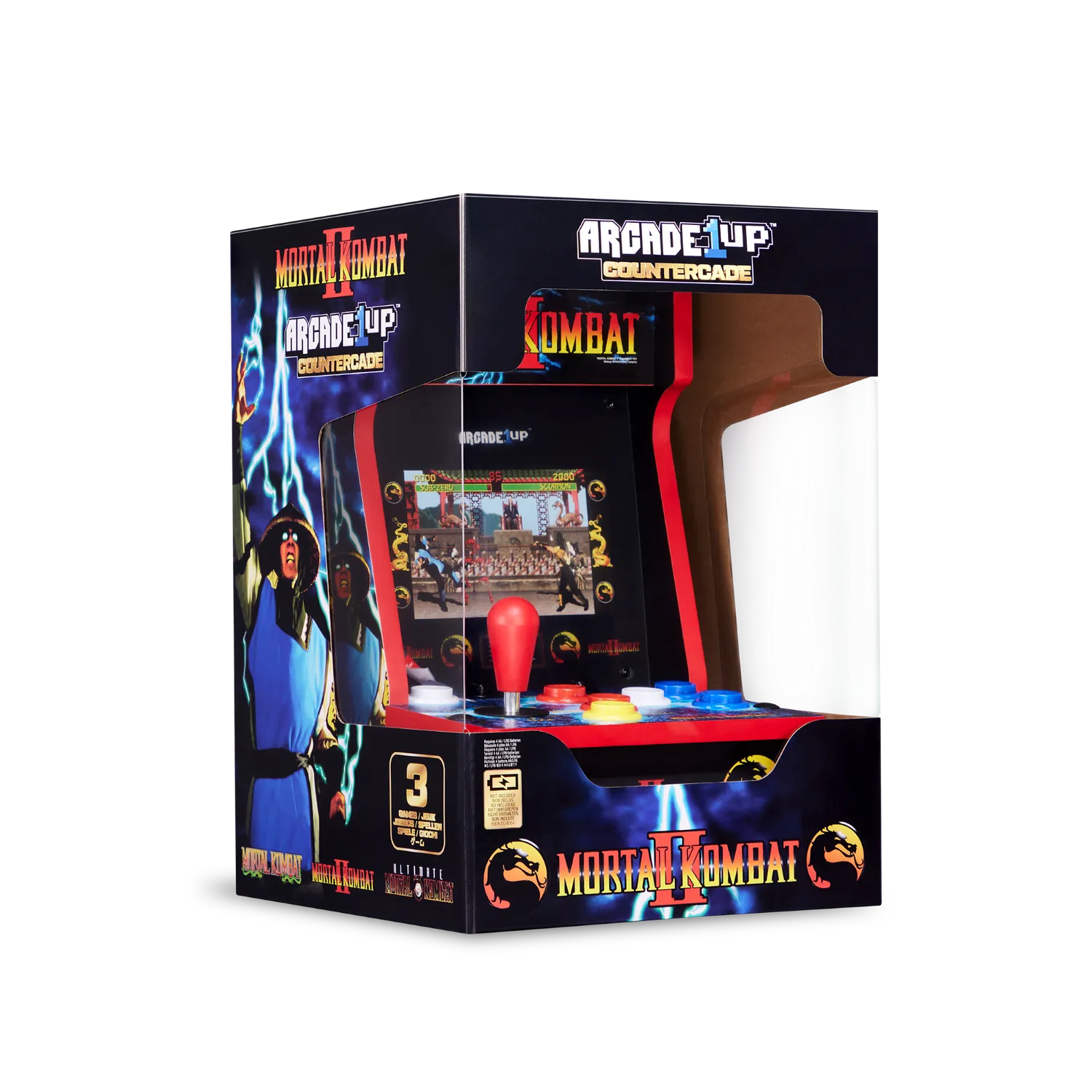 Arcade1Up Mortal Kombat II Countercade arcadekast 7 inch 3 games