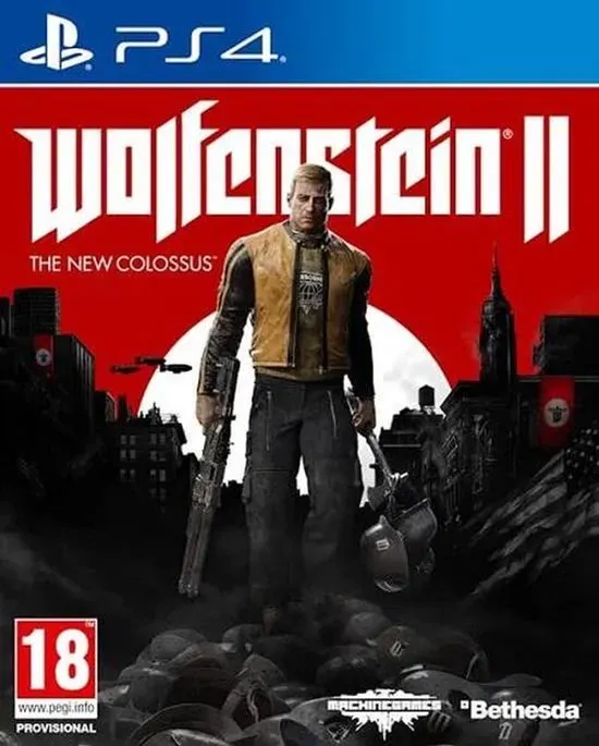 Bethesda Wolfenstein II New Colossus PS4 game nieuw