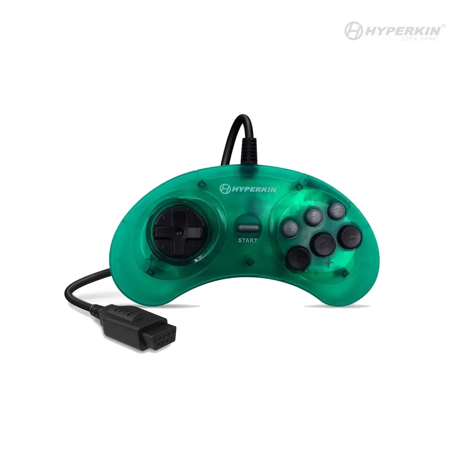 Hyperkin GN6 controller Genesis USB Mermaid Green