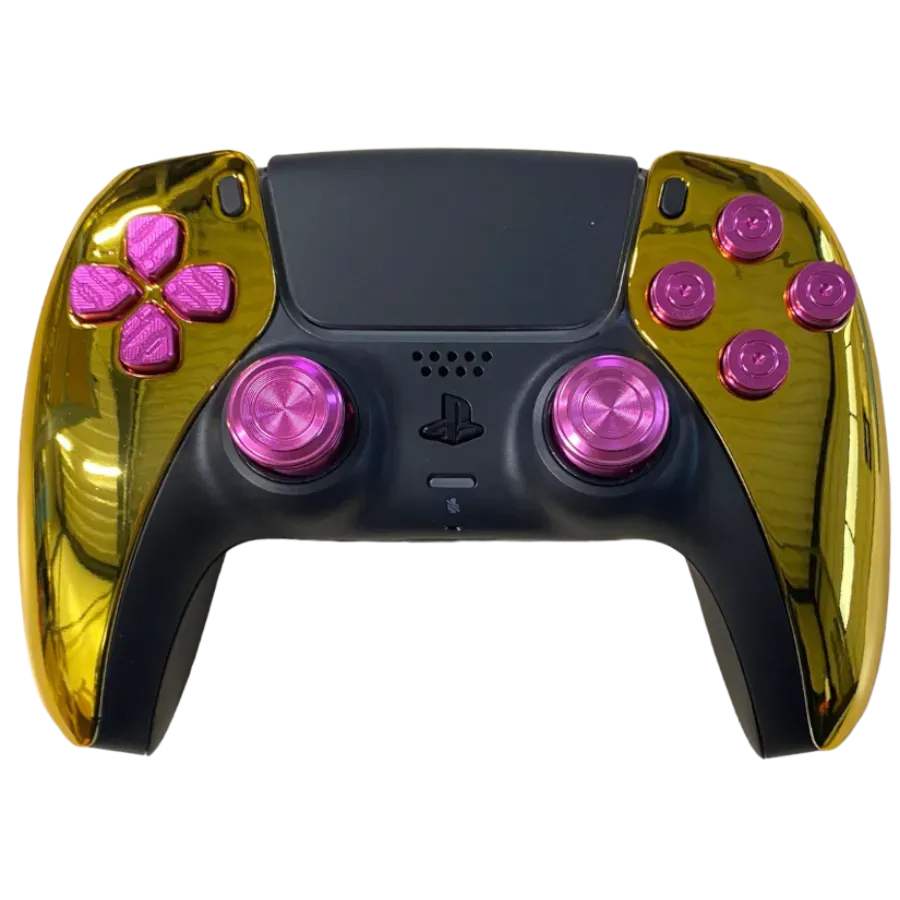 Clever Gaming Pink'n Chrome PS5 Controller Roze Chroom