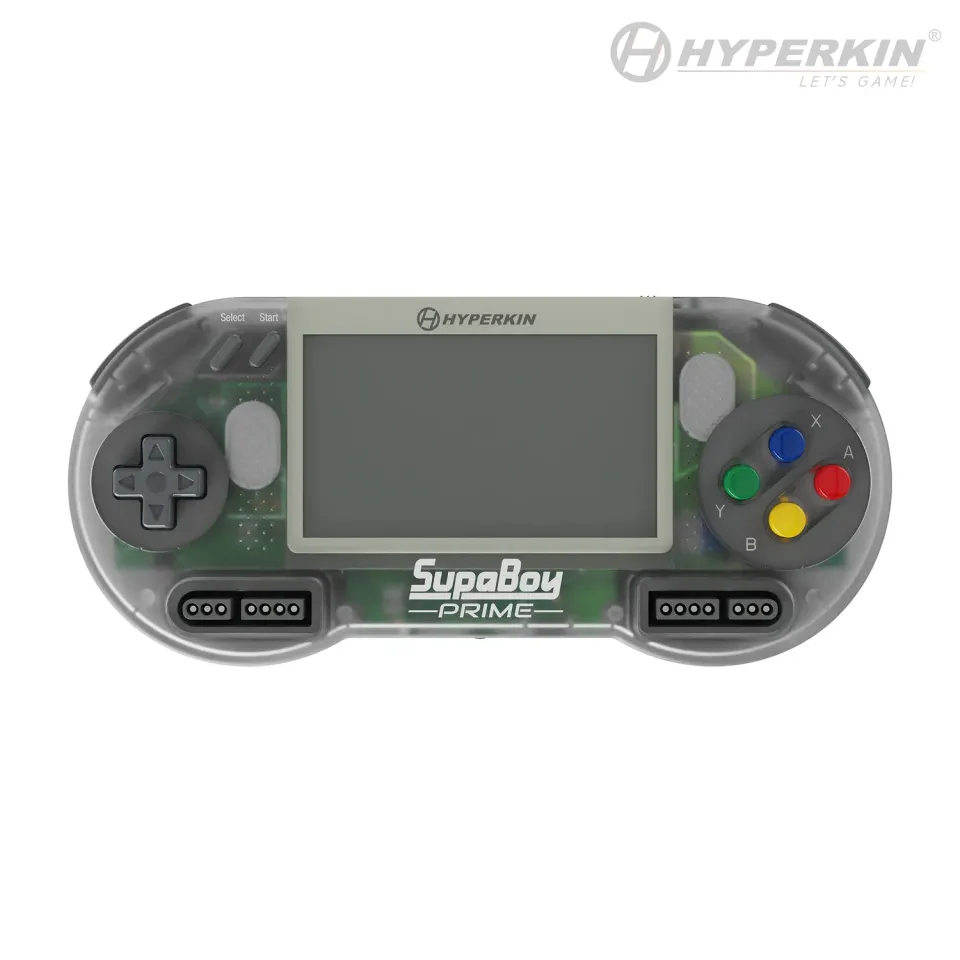 Hyperkin SupaBoy Portable handheld SNES cartridges PAL NTSC