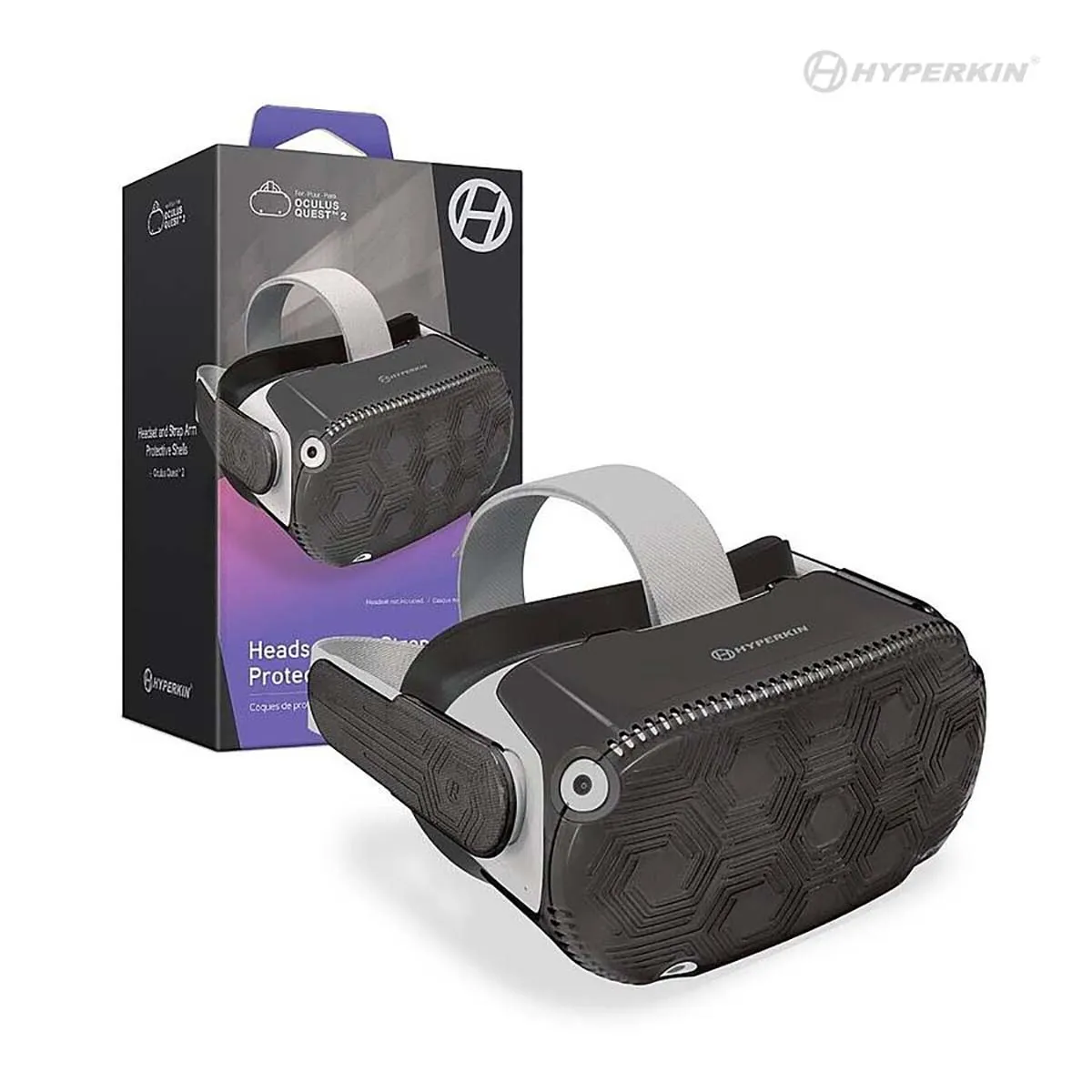 Hyperkin Quest 2 beschermhoes headset cool gray shells
