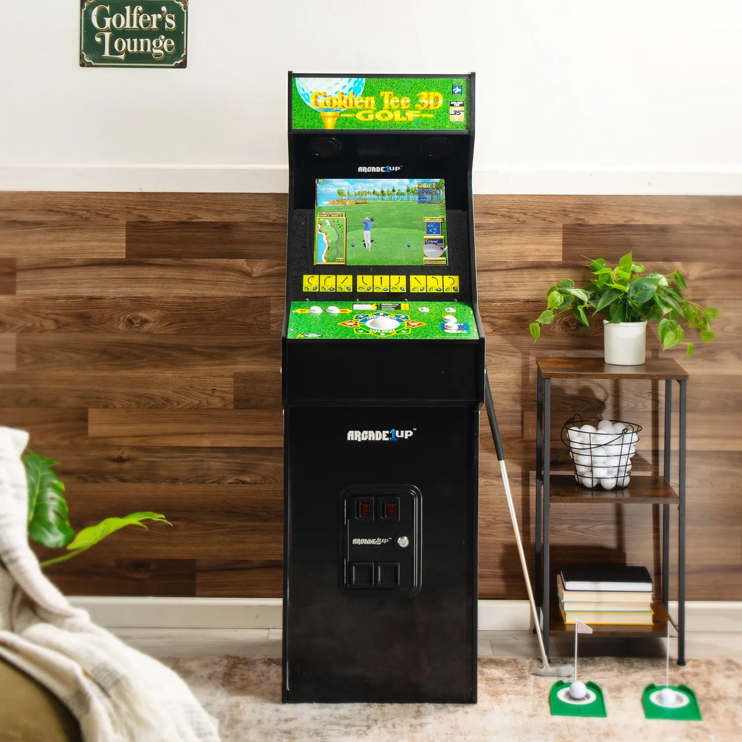 Arcade1Up Golden Tee 3D Deluxe arcadekast 8 games trackball