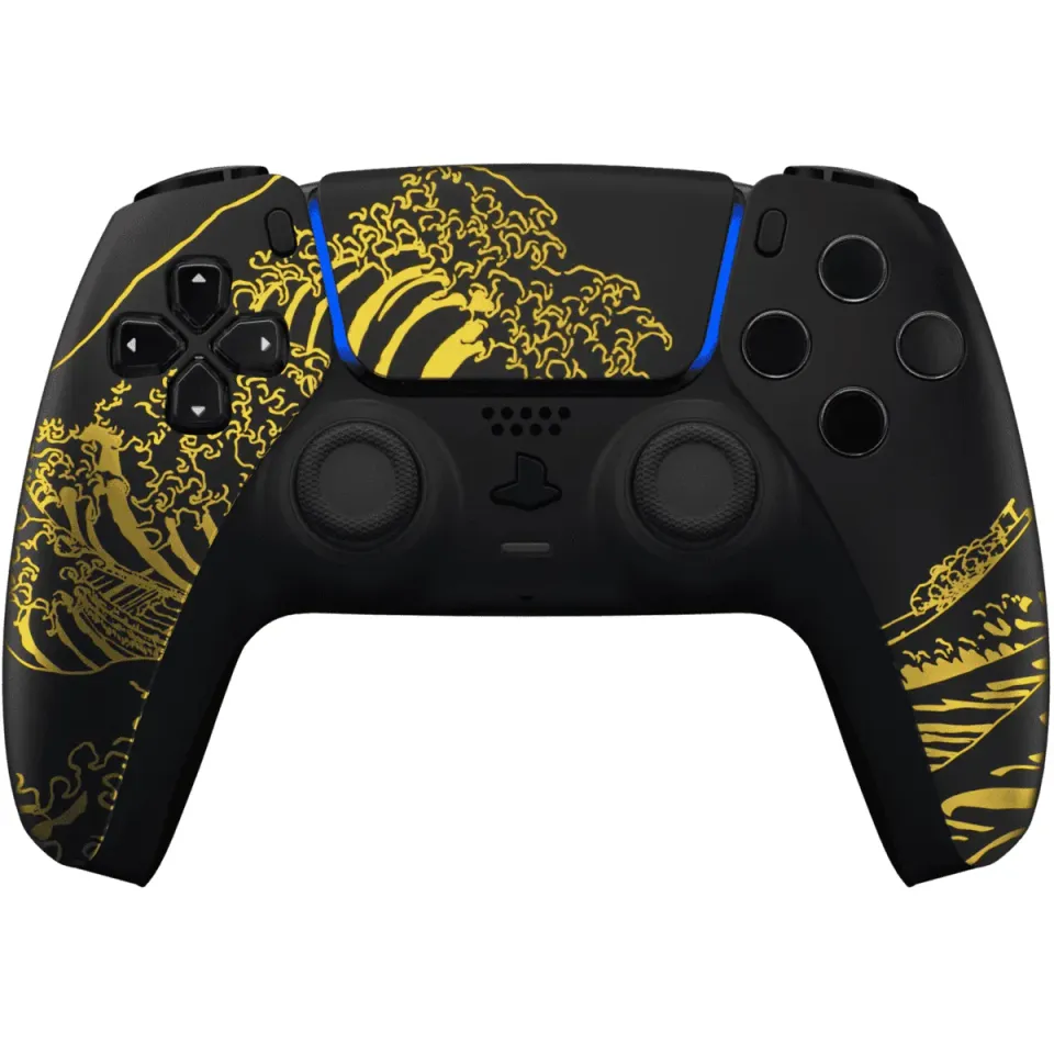 Clever Gaming Golden Kanagawa Wave front shell goud