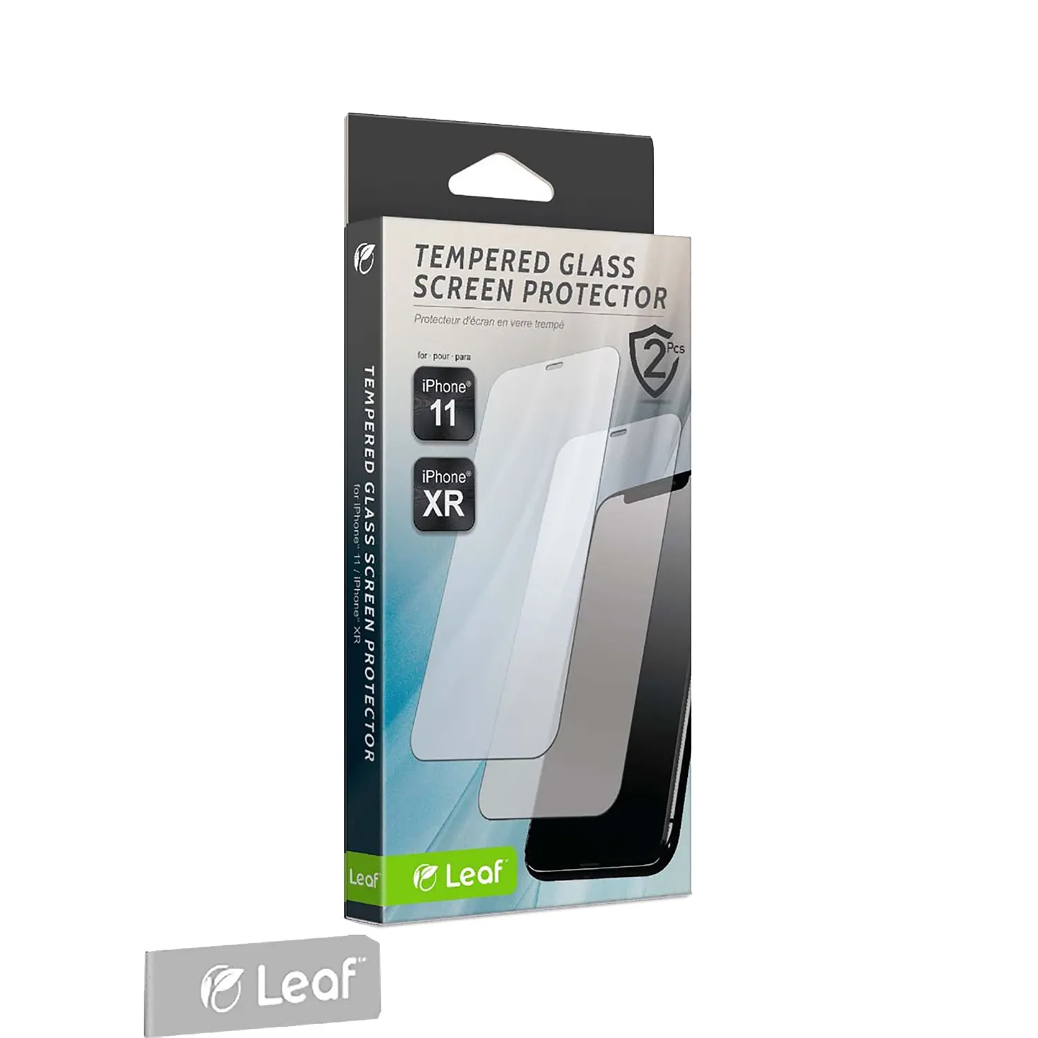Hyperkin Tempered Glass screenprotector iPhone XR/11 2-pack glas