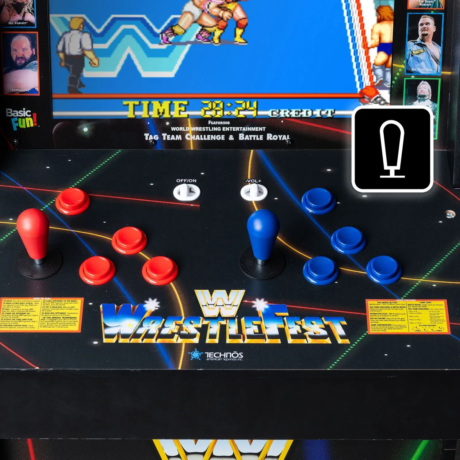 Arcade1Up Ultra Series WWE Wrestlefest arcadeautomaat 17 inch