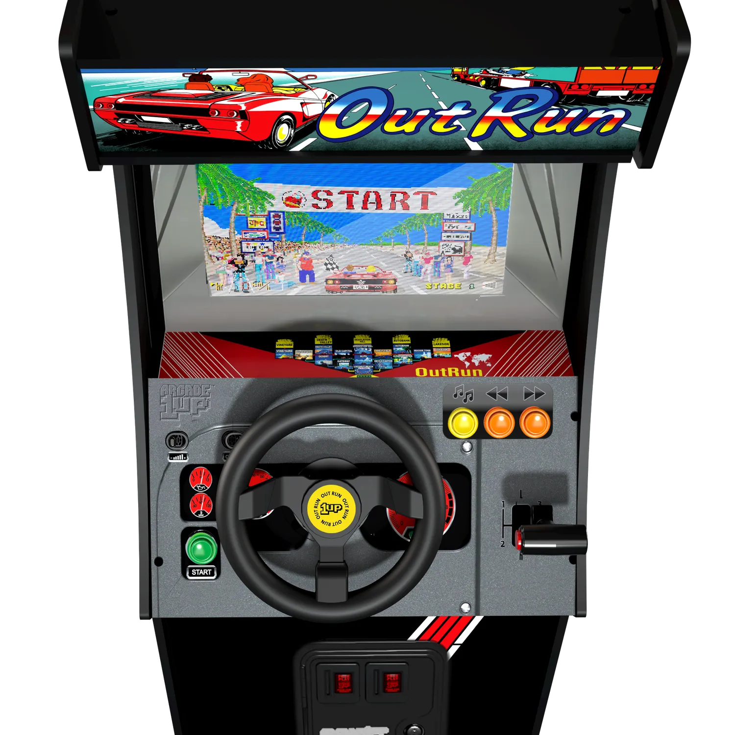 Arcade1Up Deluxe OutRun Arcadekast Met Stuur Full-Size