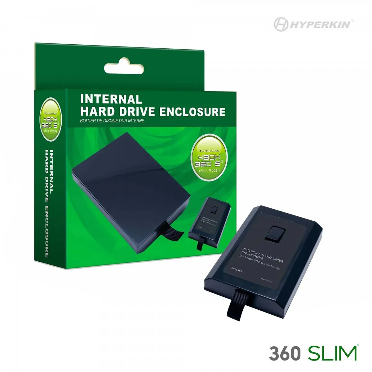 Hyperkin Interne HDD Behuizing Xbox 360 Slim Zwart