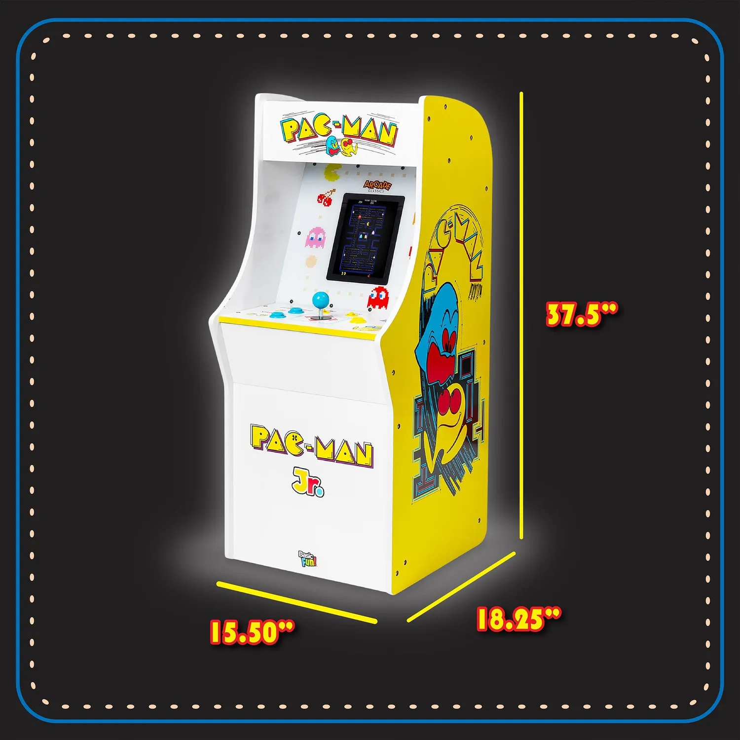 Arcade1Up Jr Series Pac-Man arcadeautomaat 3 spellen