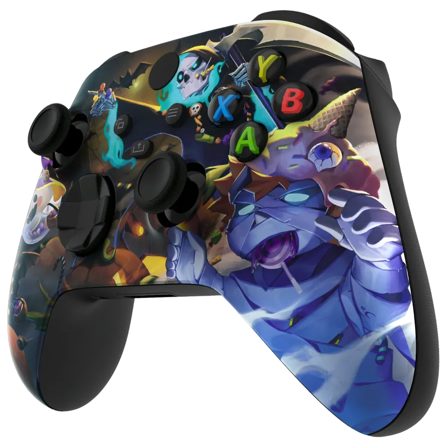 Clever Gaming Halloween Xbox controller glow in the dark