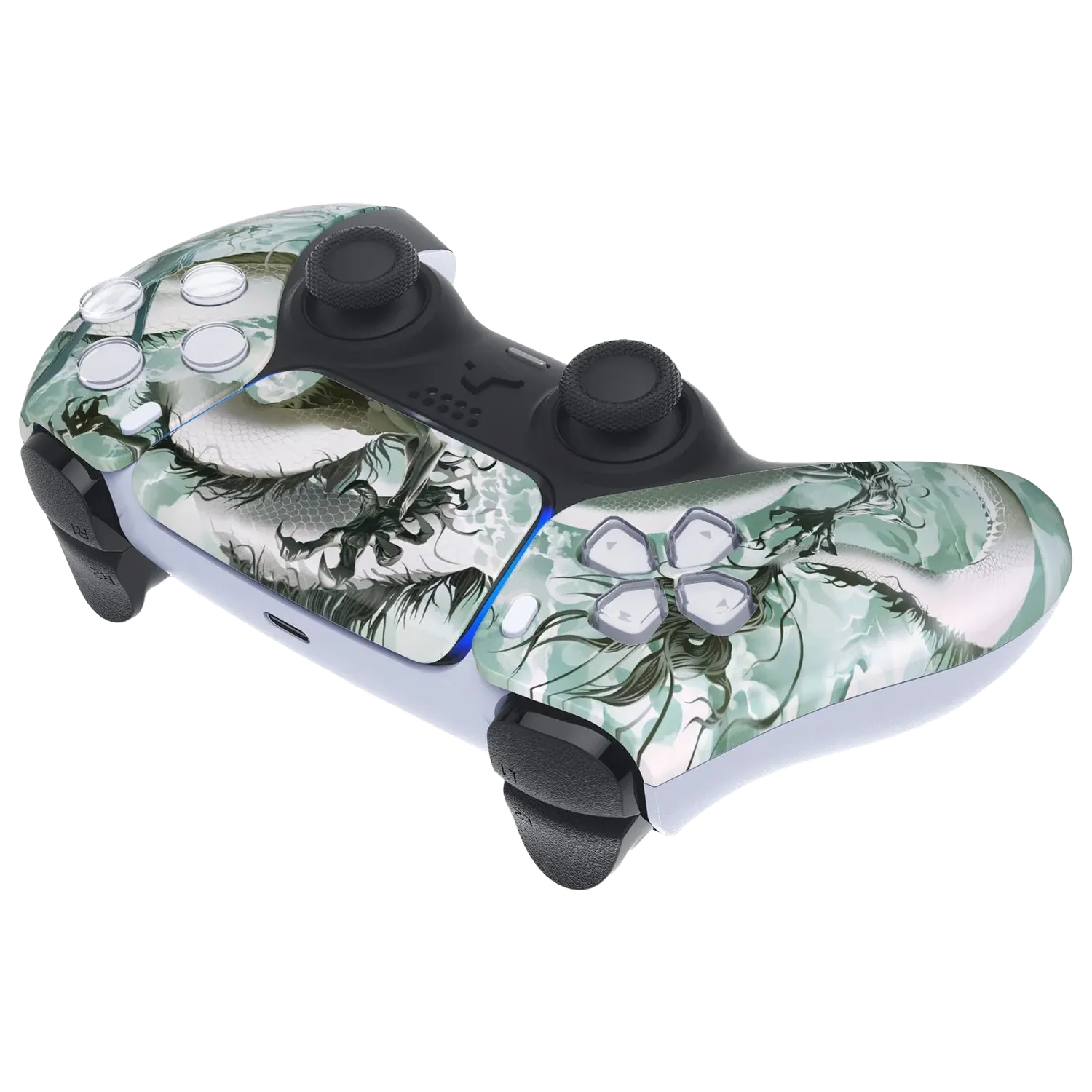 Clever Gaming Celestial Dragon PS5 controller drakendesign