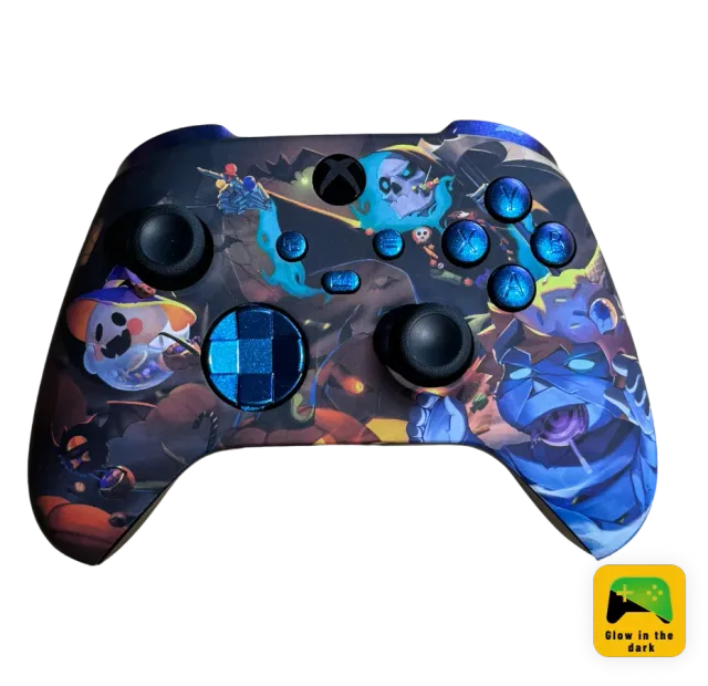 Clever Gaming Halloween Xbox controller glow-in-the-dark