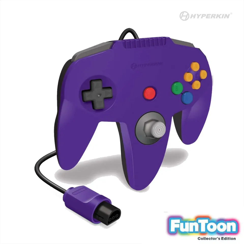 Hyperkin Captain Controller controller Rival Purple N64