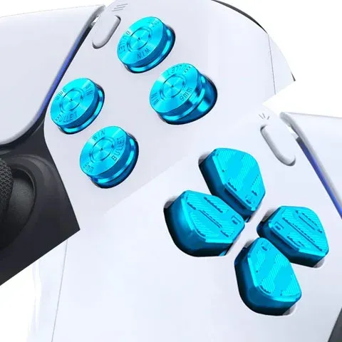 Clever Gaming Bullet Blauw actieknoppen d-pad set