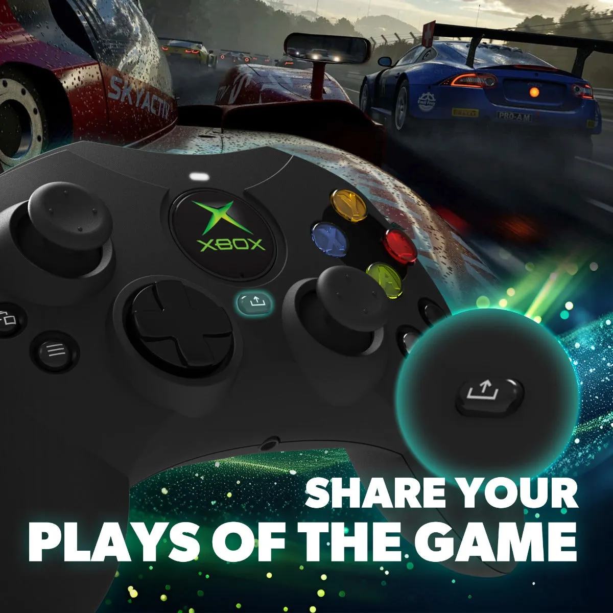 Hyperkin DuchesS bedrade Xbox controller zwart