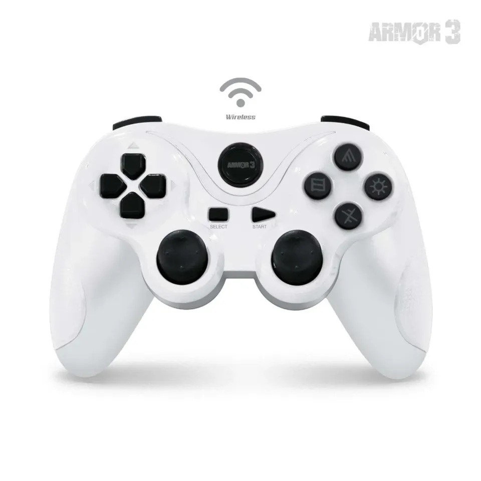 Hyperkin NuPlay PS3 draadloze controller wit drukgevoelig