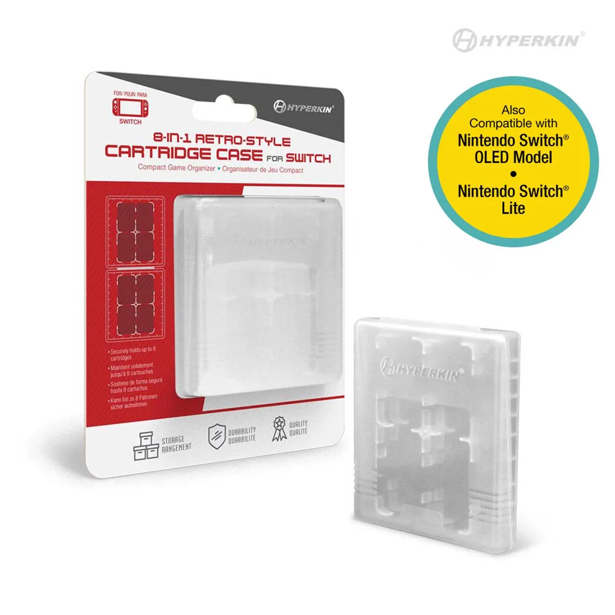 Hyperkin 8-in-1 Retro-Style cartridge case Switch 8 vakjes