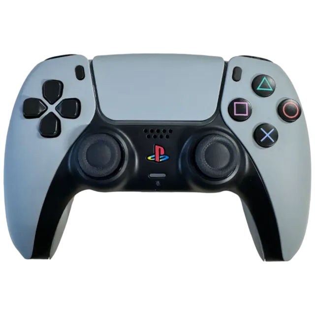 Clever Custom Classic PS5 controller retro PS1 design