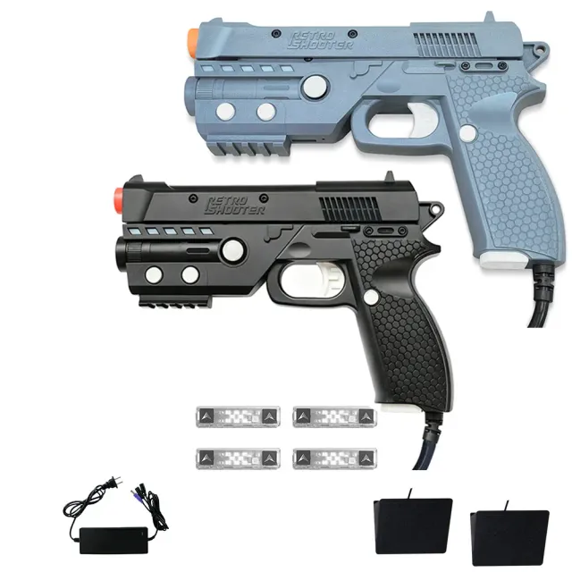 Retro Shooter RS3 Reaper Kit Lightgun Compleet Zwart