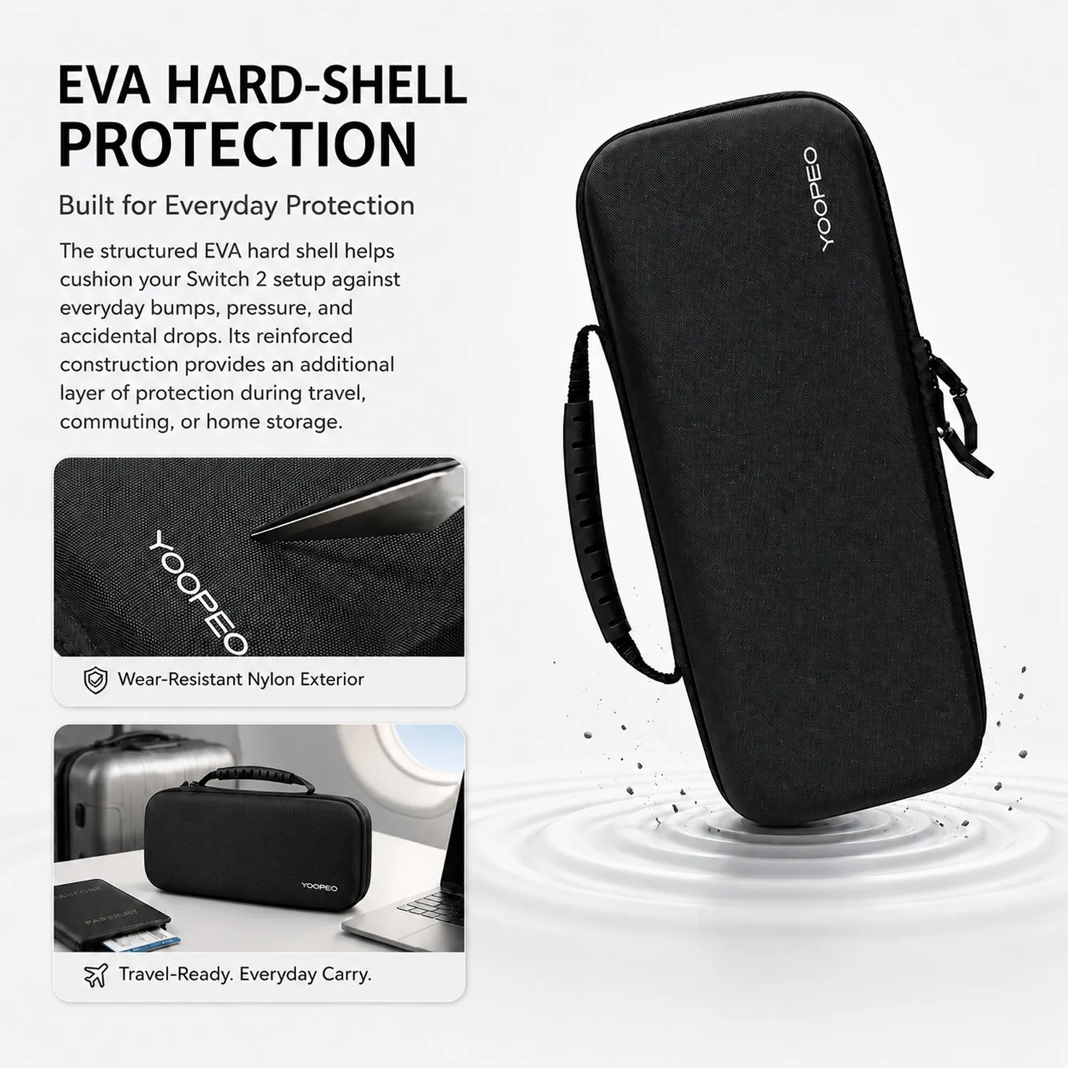 YOOPEO YP118 draagtas Switch 2 met Joy-Con 2 vak