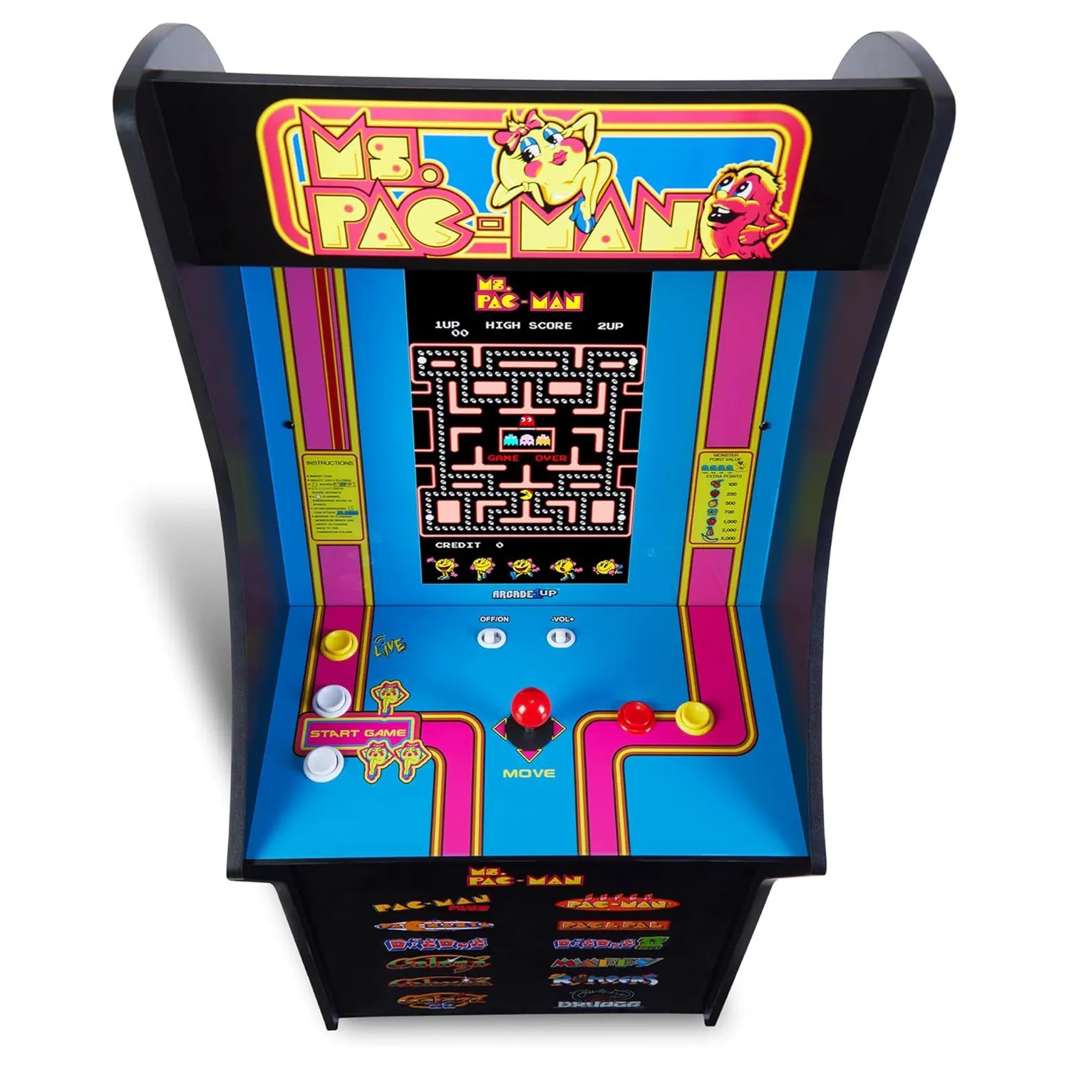 Arcade1Up Classic SE Ms. Pac-Man arcadeautomaat 13 spellen