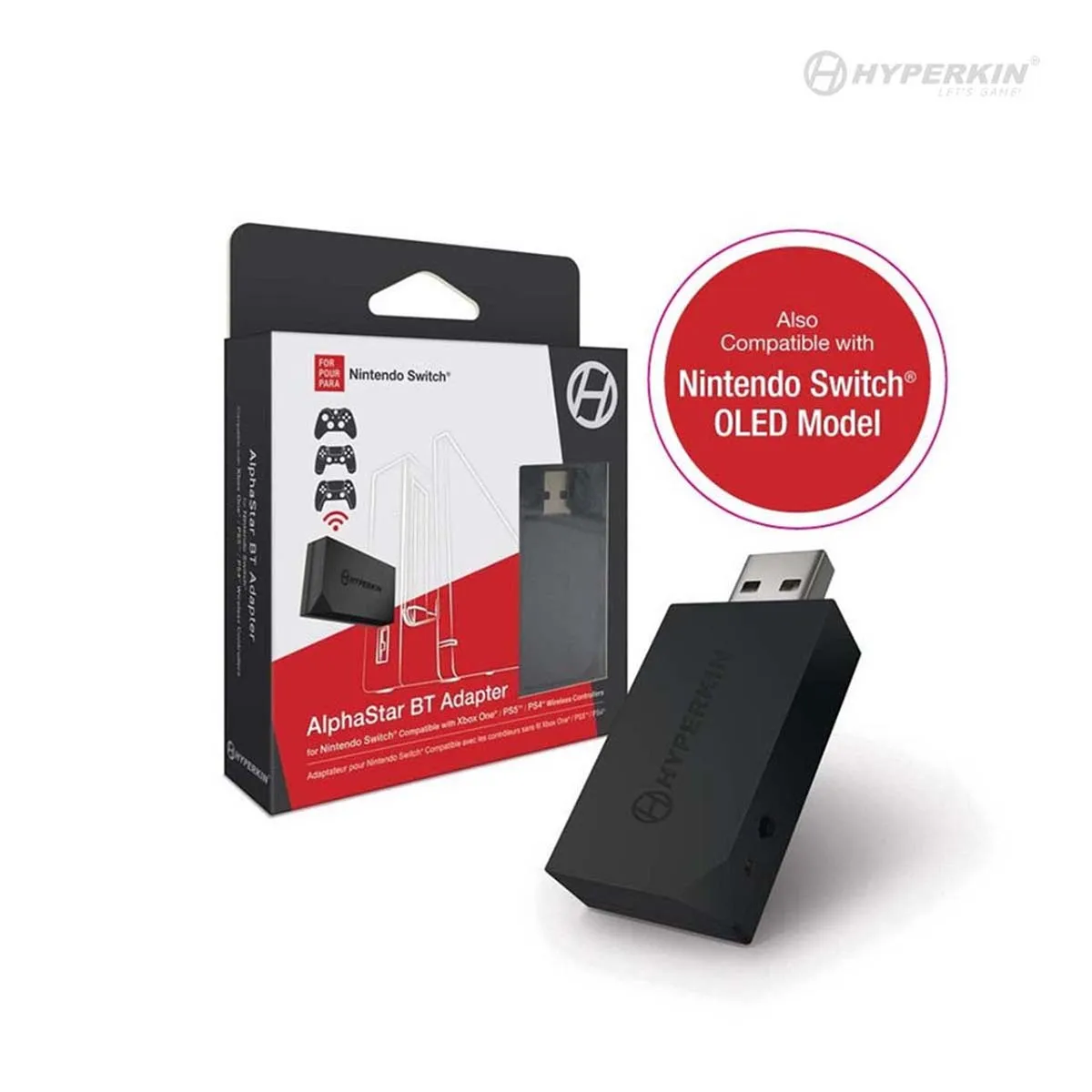 Hyperkin AlphaStar BT adapter bluetooth Switch PS5