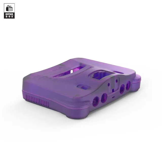 Hyperkin N64 Custom Color Shell behuizing paars transparant