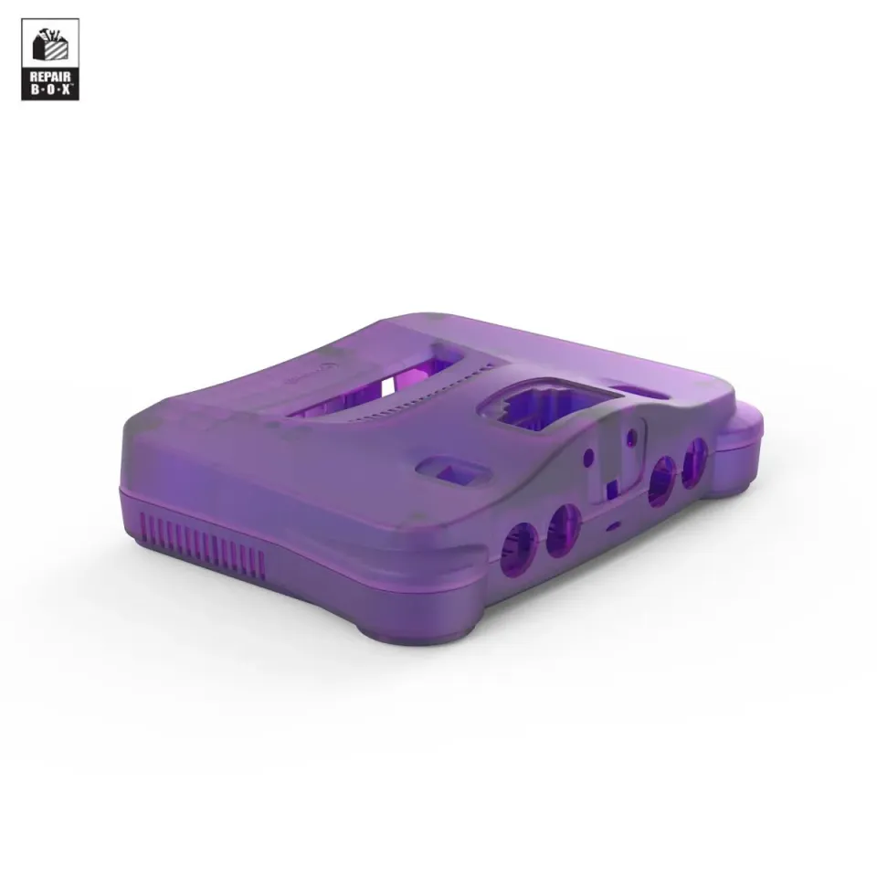 Hyperkin N64 Custom Color Shell behuizing paars transparant