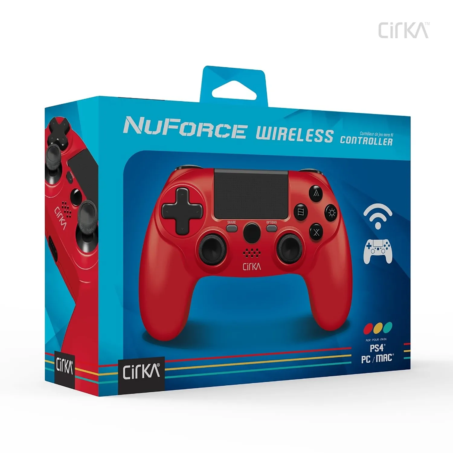 Hyperkin NuForce draadloze controller rood PS4 pc