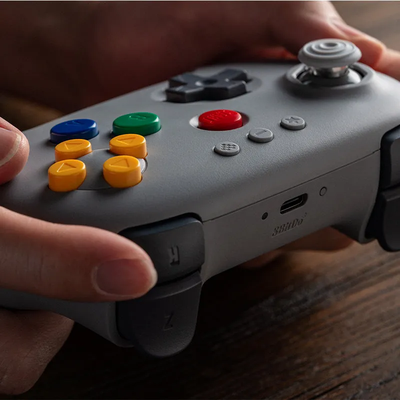 8BitDo 64 Bluetooth Controller Grijs voor Analogue 3D