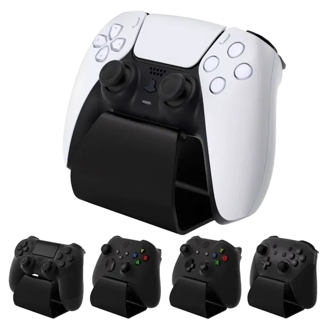 Clever Gaming Controller standaard metaal zwart houder