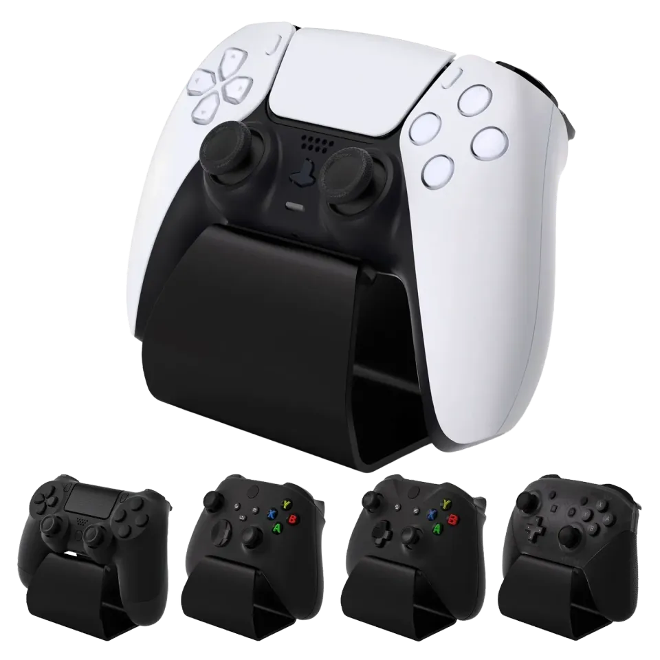 Clever Gaming Controller standaard metaal zwart houder