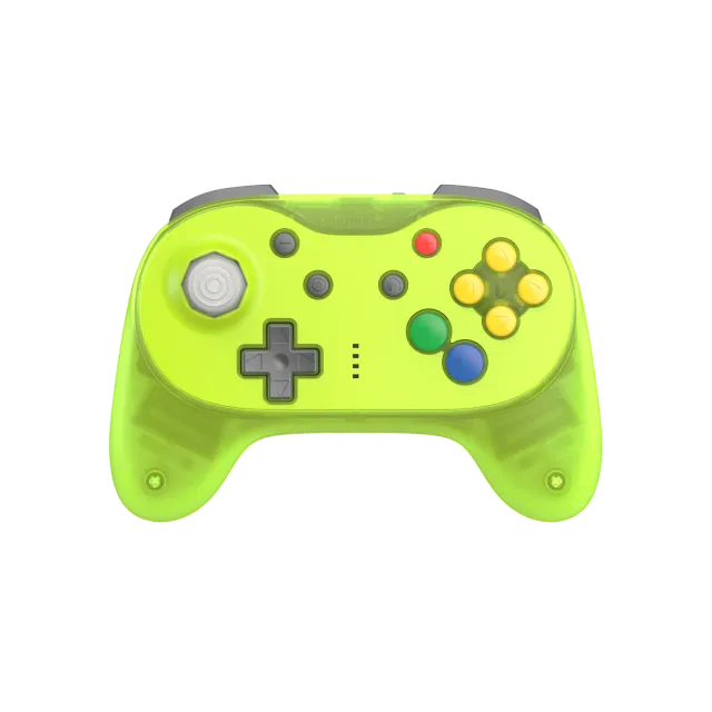 Hyperkin Brawler64 N64 Pro draadloze controller groen hall