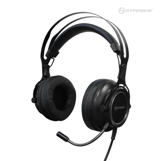 Hyperkin UltraWave USB gaming headset blauw verlicht
