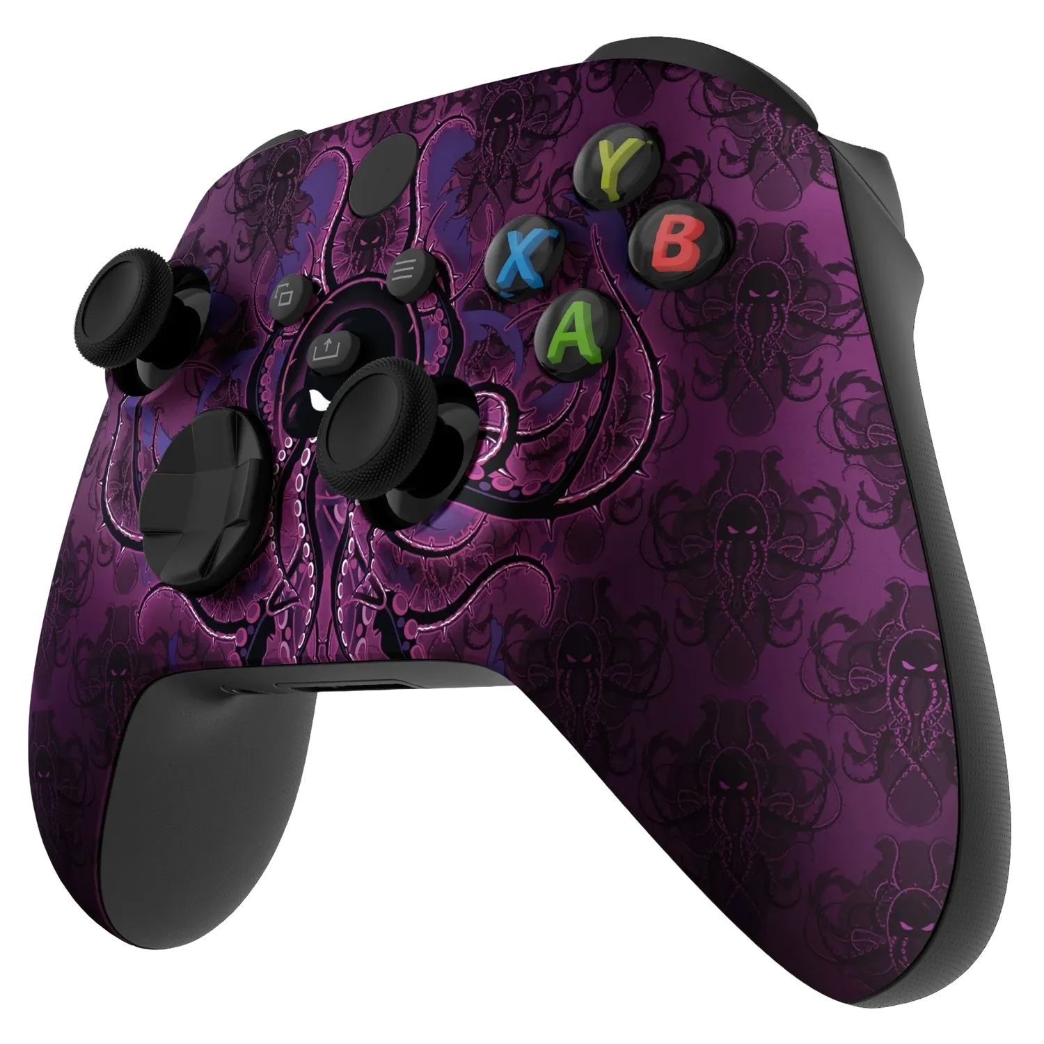 Clever Gaming Inked Terror Xbox Controller Paars Zwart