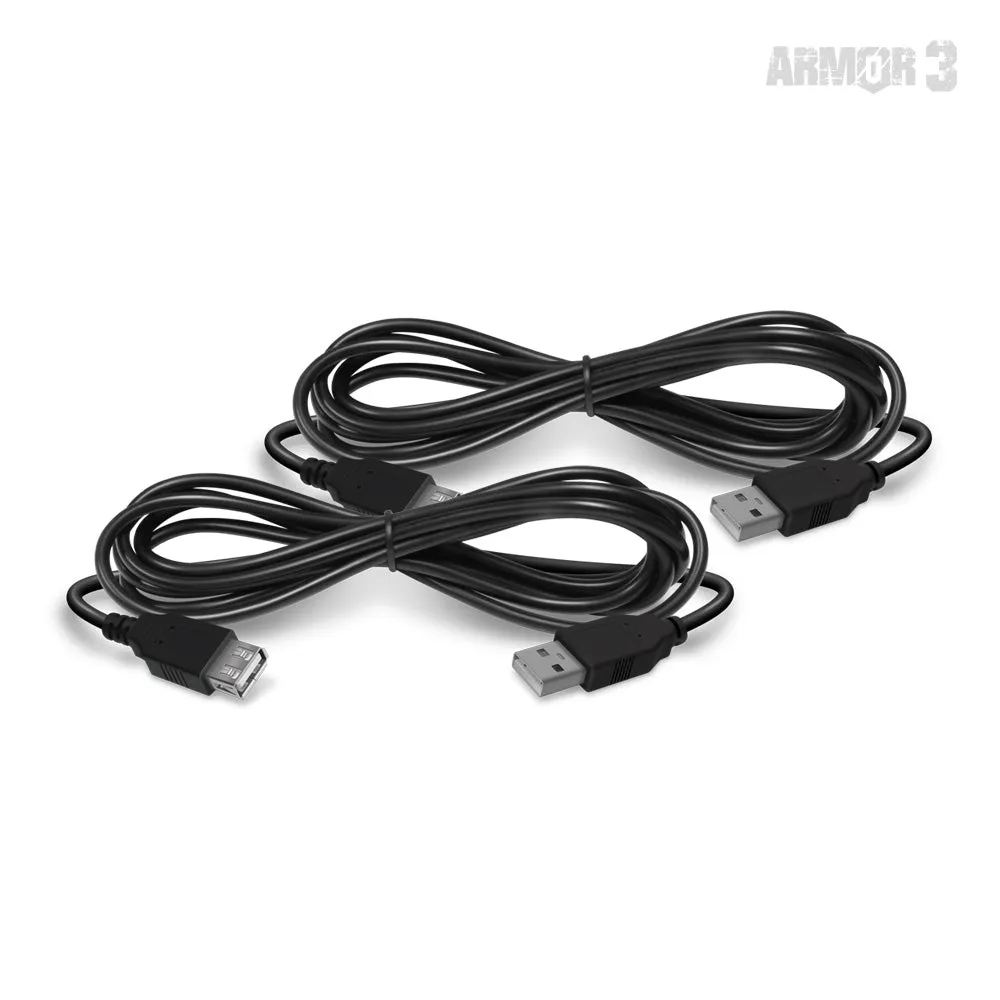 Hyperkin Armor3 Extension Cable Genesis Mini verlengkabel 2-pack