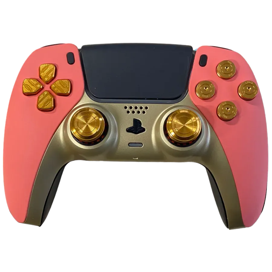Clever Gaming Iron Man Bronzed PS5 controller brons