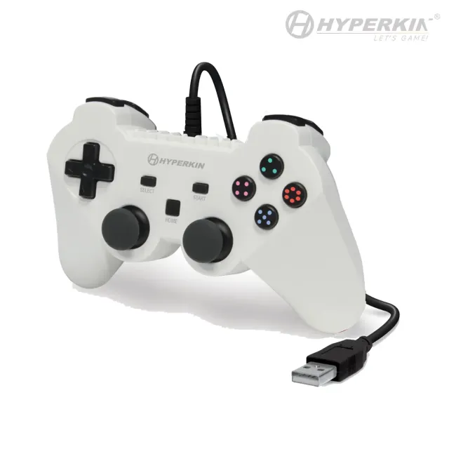 Hyperkin Brave Knight controller wit bedraad PS3 6-assig