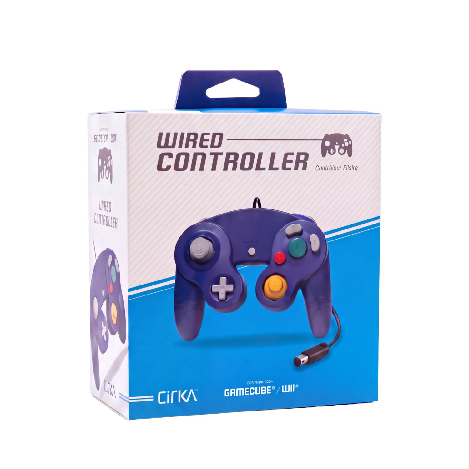 Hyperkin CirKa bedrade controller GameCube paars