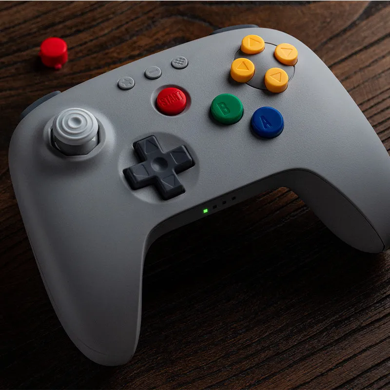 8BitDo 64 Bluetooth Controller Grijs voor Analogue 3D