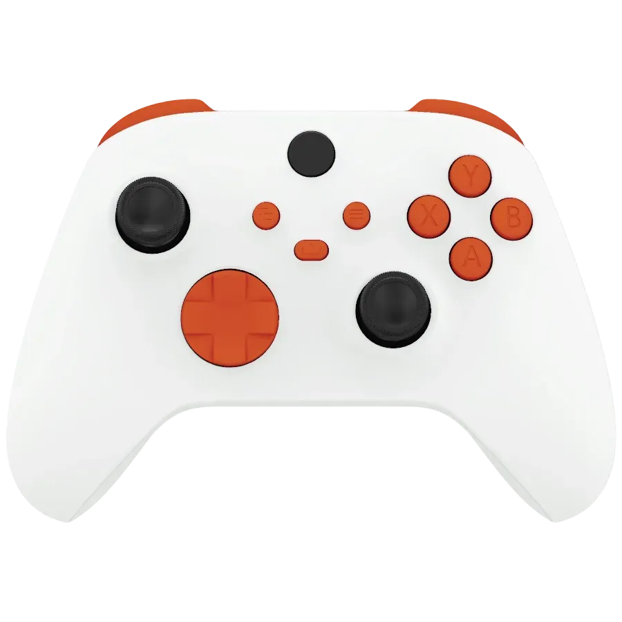 Clever Gaming Xbox White Orange Controller Wit