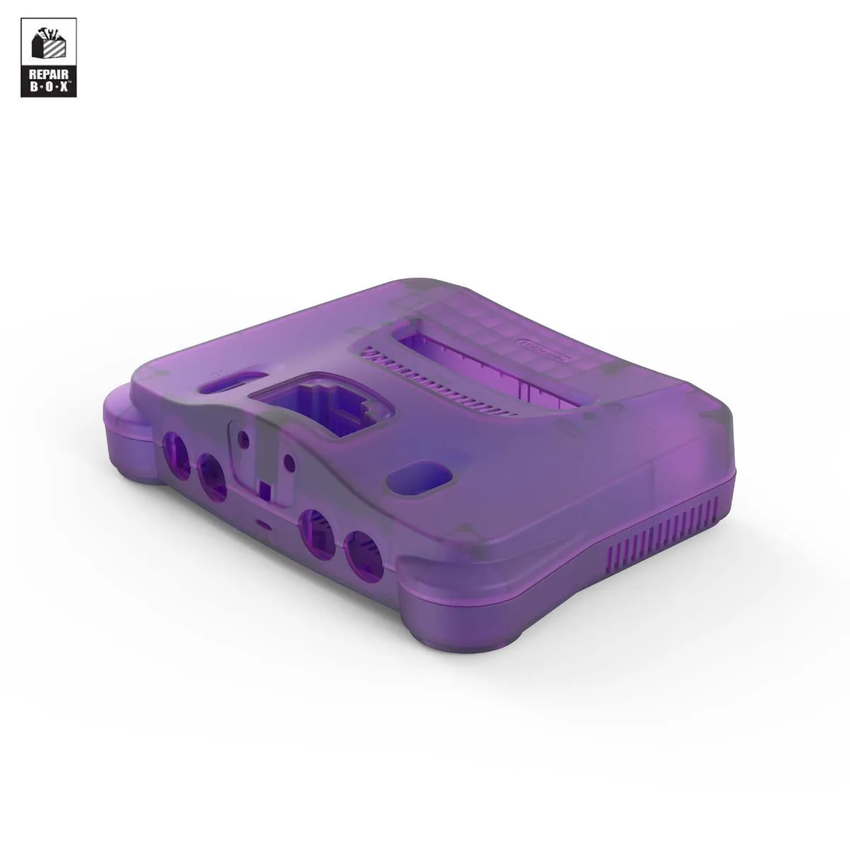 Hyperkin N64 Custom Color Shell behuizing paars transparant