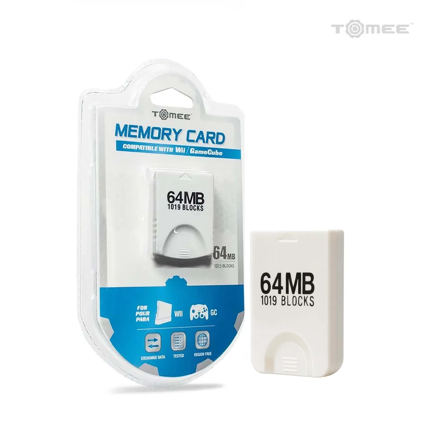 Hyperkin Tomee 64MB geheugenkaart GameCube Wii