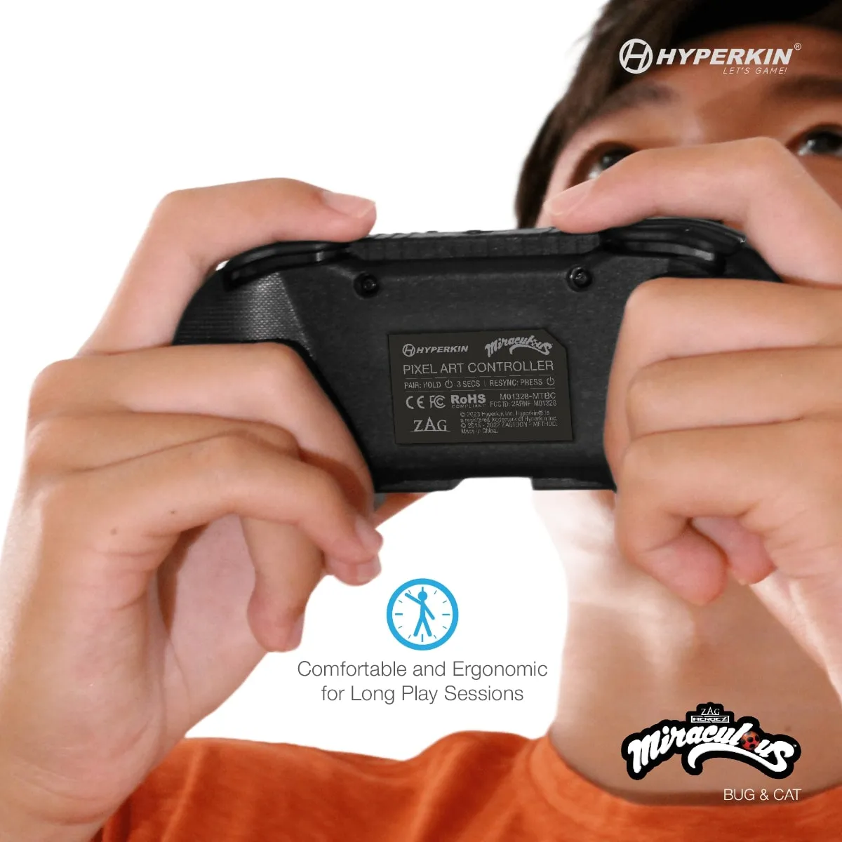 Hyperkin Pixel Art Miraculous Bluetooth controller
