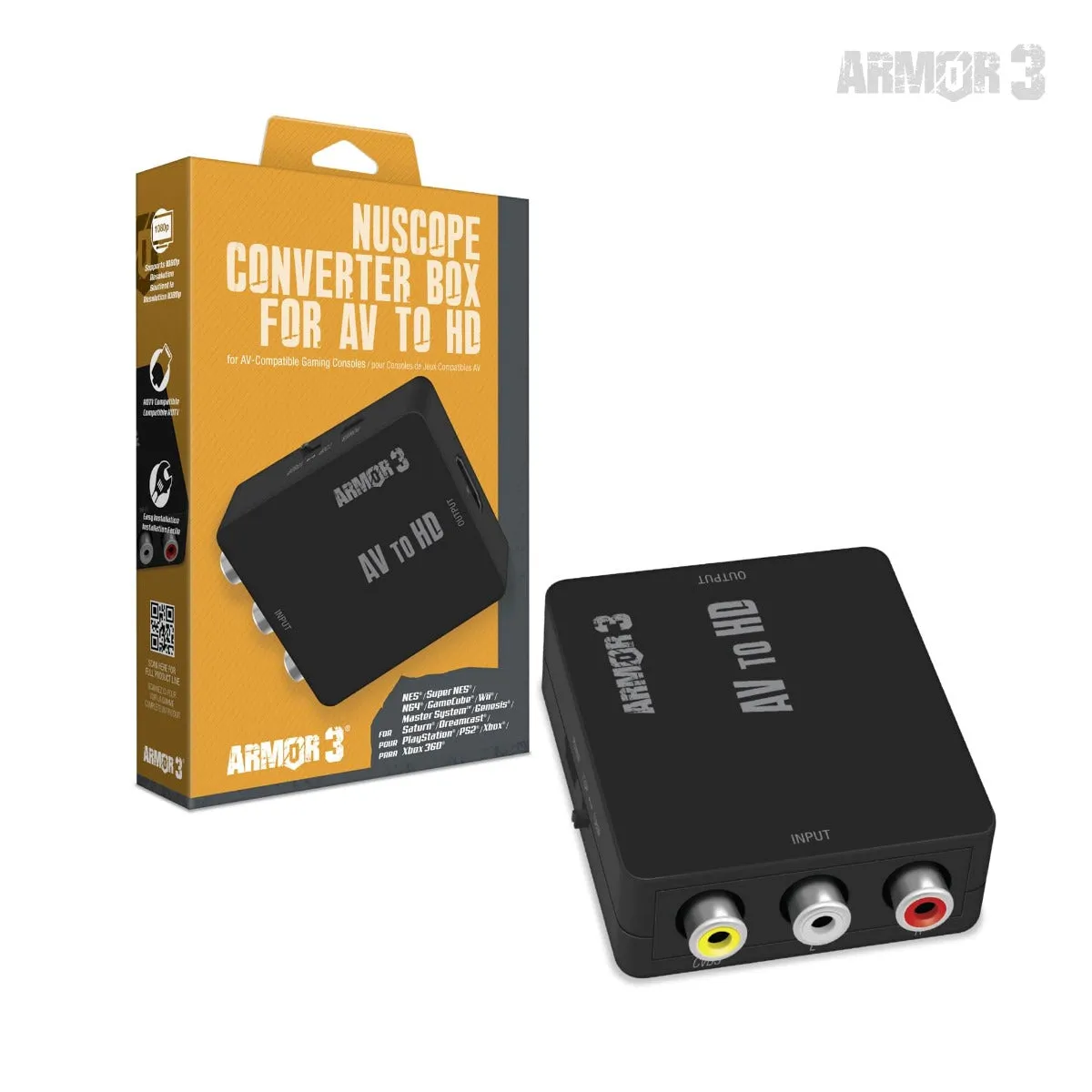 Hyperkin NuScope AV naar HD converter box retro consoles