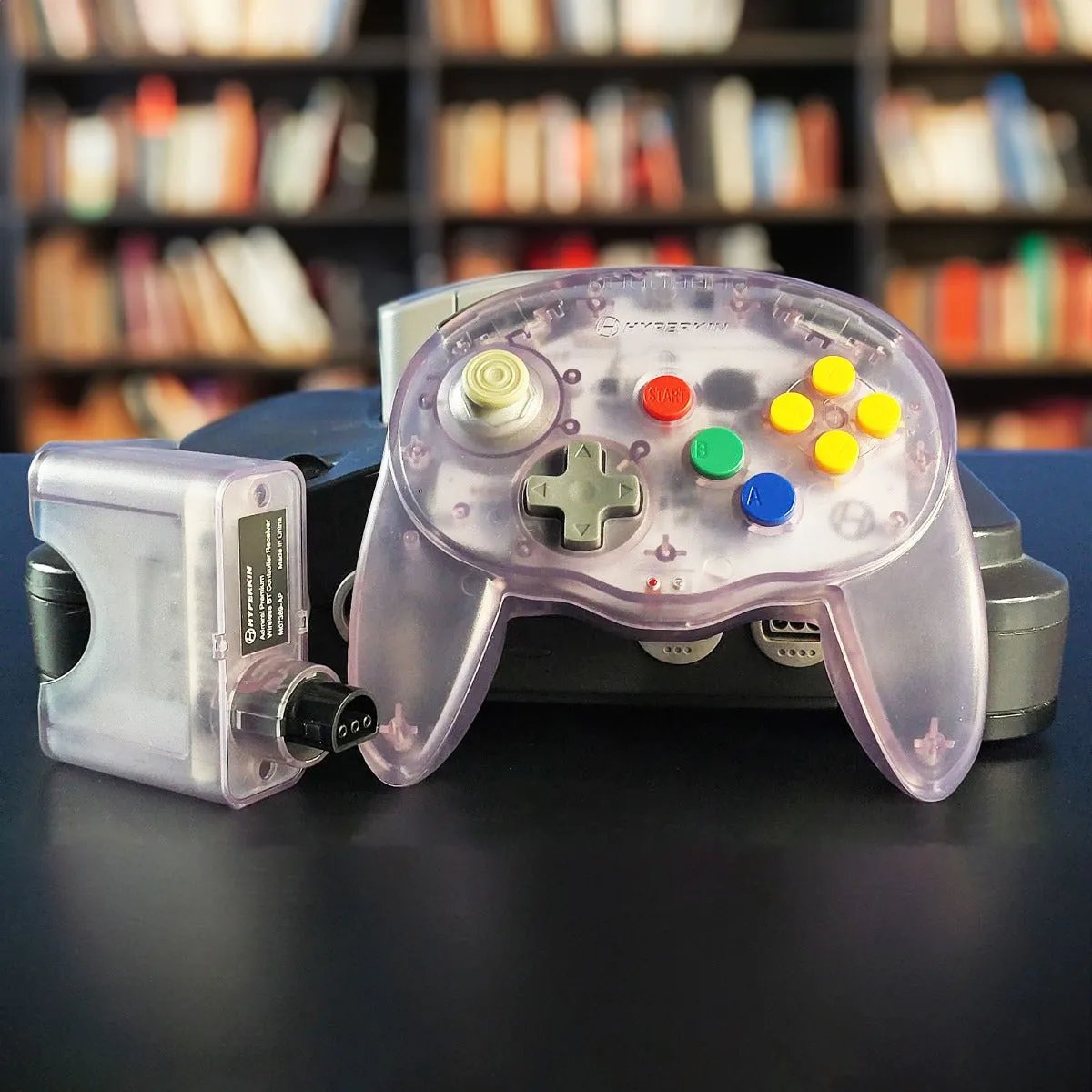 Hyperkin Admiral Premium BT N64 controller paars