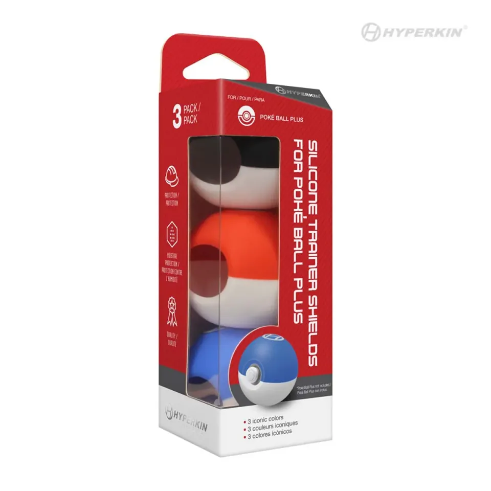 Hyperkin Trainer Shields siliconen hoezen 3-pack zwart
