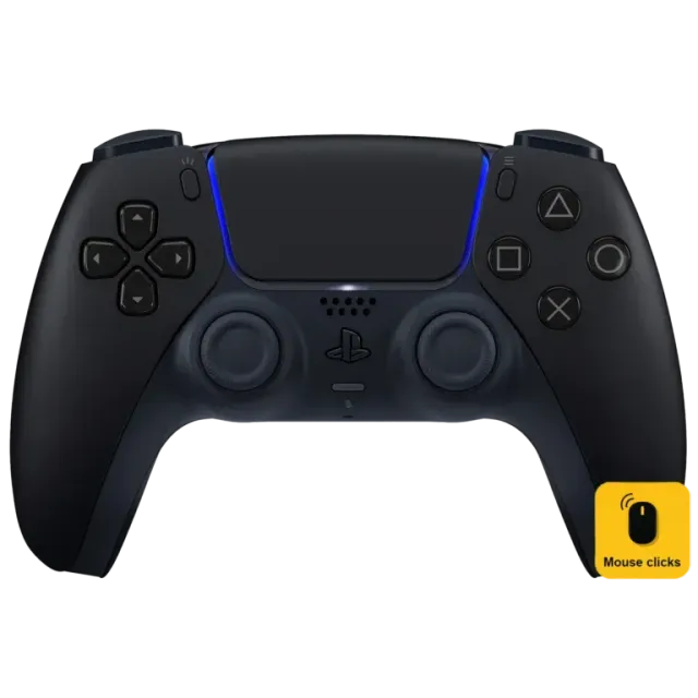 Clever Gaming Mouse Click Trigger PS5 controller zwart muisklik