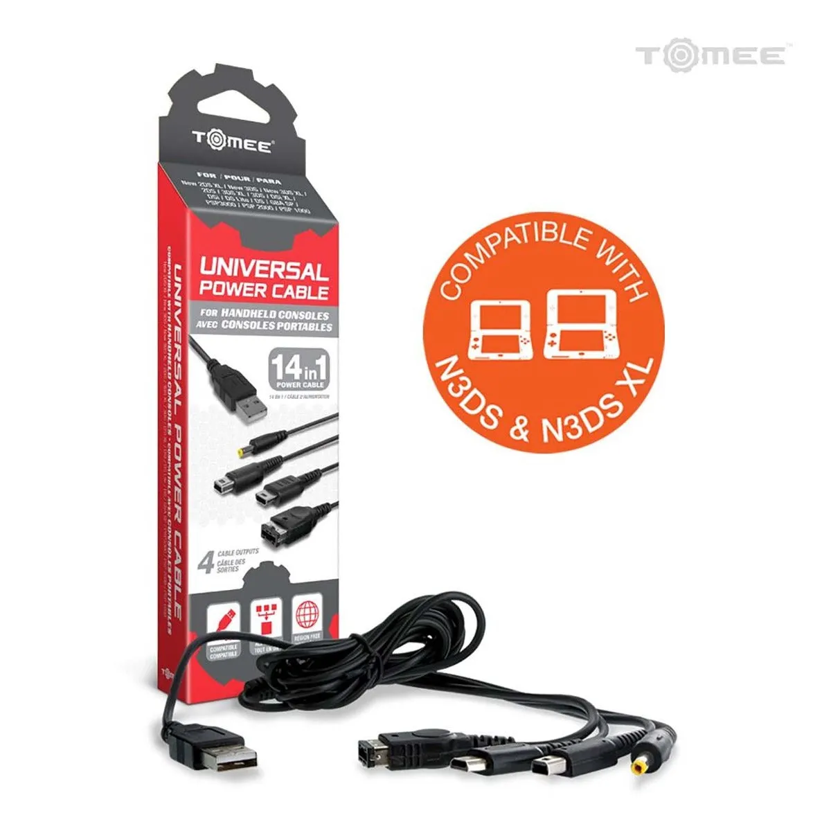 Hyperkin Universal Power Cable USB laadkabel handhelds